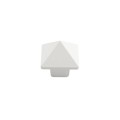 LMT 1 1/2" x 1 1/2" (1.370" x 1.370" ID) Sharp Vinyl Picket Cap for Vinyl Fence Posts (White) - 1074-WHITE (PicketCaps)
