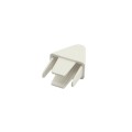 LMT 7/8" x 1 1/2" (0.700" x 1.326" ID) Sharp Vinyl Picket Cap for Vinyl Fence Posts (White) - 1085W