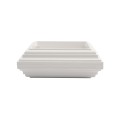 LMT 1096-WHITE 4" Vinyl Post Decorative Knuckle - White Decorative Vinyl Post Accent (PostAccents)