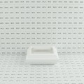 LMT 1096-WHITE 4" Vinyl Post Decorative Knuckle - White Decorative Vinyl Post Accent (PostAccents)
