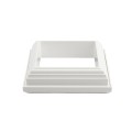 LMT 1100-WHITE 4" x 4" to 5" x 5" Convert Transition Bracket - For Vinyl Post White (PostAccents)