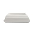 LMT 1100-WHITE 4" x 4" to 5" x 5" Convert Transition Bracket - For Vinyl Post White (PostAccents)