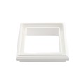 LMT 1100-WHITE 4" x 4" to 5" x 5" Convert Transition Bracket - For Vinyl Post White (PostAccents)