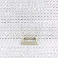 LMT 4" Sq. One-Piece Low Profile Vinyl Post Skirt for Vinyl Fence Posts (Almond) - 1104-ALMOND