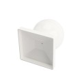 LMT 1117W 4" x 4" Dome Ball Vinyl Post Cap - White