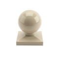 LMT 1119KK 5" x 5" Dome Ball Vinyl Post Cap - Khaki