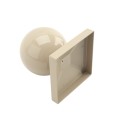 LMT 1119KK 5" x 5" Dome Ball Vinyl Post Cap - Khaki