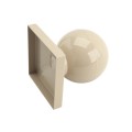 LMT 1119KK 5" x 5" Dome Ball Vinyl Post Cap - Khaki