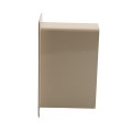 1 1/2" x 5 1/2" x 4" Pocket Rail Vinyl Fence Gate Socket (Almond) - LMT 1127-ALMOND (GeneralUse)