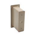 1 1/2" x 5 1/2" x 4" Pocket Rail Vinyl Fence Gate Socket (Almond) - LMT 1127-ALMOND (GeneralUse)