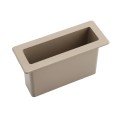 1 1/2" x 5 1/2" x 4" Pocket Rail Vinyl Fence Gate Socket (Khaki) - LMT 1127-KHAKI