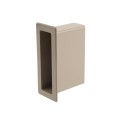 1 1/2" x 5 1/2" x 4" Pocket Rail Vinyl Fence Gate Socket (Khaki) - LMT 1127-KHAKI