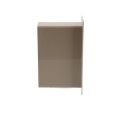 1 1/2" x 5 1/2" x 4" Pocket Rail Vinyl Fence Gate Socket (Khaki) - LMT 1127-KHAKI
