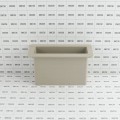 1 1/2" x 5 1/2" x 4" Pocket Rail Vinyl Fence Gate Socket (Khaki) - LMT 1127-KHAKI