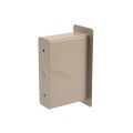 1 1/2" x 5 1/2" x 4" Pocket Rail Vinyl Fence Gate Socket (Khaki) - LMT 1127-KHAKI