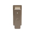 1 1/2" x 5 1/2" x 4" Pocket Rail Vinyl Fence Gate Socket (Khaki) - LMT 1127-KHAKI