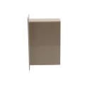 1 1/2" x 5 1/2" x 4" Pocket Rail Vinyl Fence Gate Socket (Khaki) - LMT 1127-KHAKI