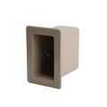 2" x 3 1/2" x 4" Vinyl Fence Gate Socket (Khaki) - LMT 1128-KHAKI