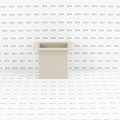 2" x 3 1/2" x 4" Vinyl Fence Gate Socket (Khaki) - LMT 1128-KHAKI