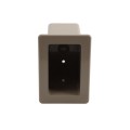 2" x 3 1/2" x 4" Vinyl Fence Gate Socket (Khaki) - LMT 1128-KHAKI