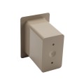 2" x 3 1/2" x 4" Vinyl Fence Gate Socket (Khaki) - LMT 1128-KHAKI