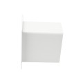2" x 3 1/2" x 4" Vinyl Fence Gate Socket (White) - LMT 1128-WHITE