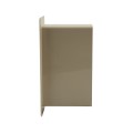 2" x 6" x 4" Pocket Rail Vinyl Fence Gate Socket (Almond) - LMT 1129-ALMOND