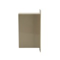 2" x 6" x 4" Pocket Rail Vinyl Fence Gate Socket (Almond) - LMT 1129-ALMOND