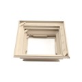 LMT 4" Sq. Federation Two-Piece Vinyl Post Skirt for Vinyl Fence Posts (Khaki) - 1137-KHAKI