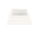 LMT 5" Sq. Federation Two-Piece Vinyl Post Skirt for Vinyl Fence Posts (White) - 1138-WHITE