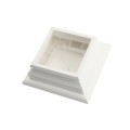 LMT 1139W 4" x 4" Federation Vinyl Post Cap - White