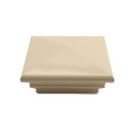 LMT 1140NA 5" x 5" Federation Vinyl Post Cap - Almond