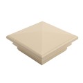LMT 1140NA 5" x 5" Federation Vinyl Post Cap - Almond