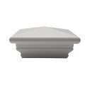 LMT 1140W 5" x 5" Federation Vinyl Post Cap - White
