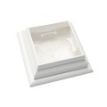 LMT 1140W 5" x 5" Federation Vinyl Post Cap - White