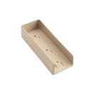 LMT 2" x 6" Rail Mount Bracket For Vinyl Fence (Khaki) - 1151-KHAKI