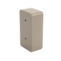 LMT 1 3/4" x 3 1/2" Rail Mount Bracket For Vinyl Fence (Khaki) - 1153-KHAKI