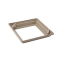 LMT 4" Sq. Traditional Two-Piece Vinyl Post Skirt for Vinyl Fence Posts (Khaki) - 1156-KHAKI