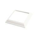 LMT 5" Sq. Two-Piece Vinyl Post Skirt for Vinyl Fence Posts (White) - 1157-WHITE