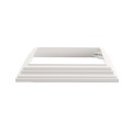 LMT 5" Sq. Two-Piece Vinyl Post Skirt for Vinyl Fence Posts (White) - 1157-WHITE