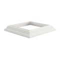 LMT 5" Sq. Two-Piece Vinyl Post Skirt for Vinyl Fence Posts (White) - 1157-WHITE