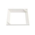 LMT 5" Sq. Two-Piece Vinyl Post Skirt for Vinyl Fence Posts (White) - 1157-WHITE