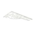 LMT 1161-WHITE Rose Vinyl Scroll - Medium Decorative Insert - White (GeneralUse)