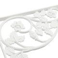LMT 1161-WHITE Rose Vinyl Scroll - Medium Decorative Insert - White (GeneralUse)