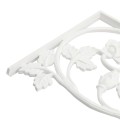 LMT 1161-WHITE Rose Vinyl Scroll - Medium Decorative Insert - White (GeneralUse)