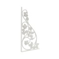 LMT 1161-WHITE Rose Vinyl Scroll - Medium Decorative Insert - White (GeneralUse)