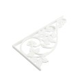 LMT 1161-WHITE Rose Vinyl Scroll - Medium Decorative Insert - White (GeneralUse)