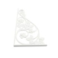 LMT 1161-WHITE Rose Vinyl Scroll - Medium Decorative Insert - White (GeneralUse)