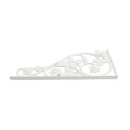 LMT 1161-WHITE Rose Vinyl Scroll - Medium Decorative Insert - White (GeneralUse)