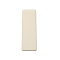 LMT 2" x 6" (1.750" x 5.738" ID) Internal Ribbed Rail Vinyl End Cap for Vinyl Fence Rails (Almond) - 1170B-ALMOND (EndCaps)